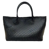 BV DIVANI Плетеная корзина, сумка на одно плечо, из натуральной кожи