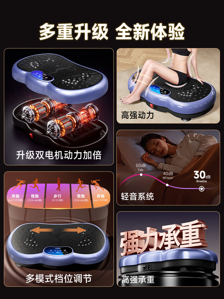 Konka Fat-Burning Machine Rhythm Machine Lazy Exercise Fitness Equipment Shake to Reduce Belly Fat Reduce Fat and Excess Fat Burn Fat Artifact