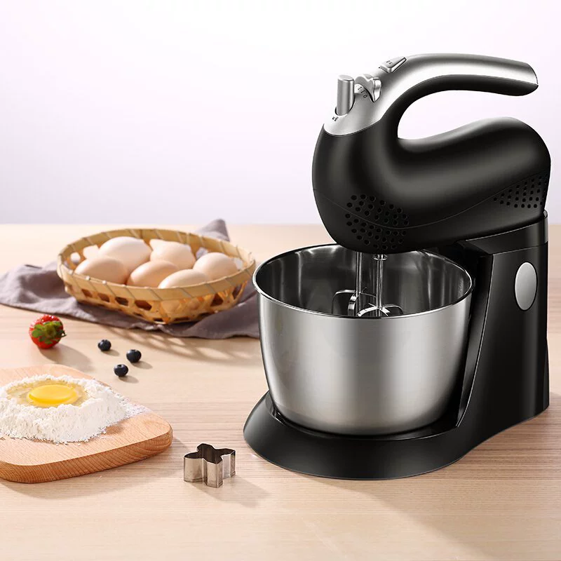 Máy trộn mì nhỏ gia đình đa chức năng máy đánh trứng nấu ăn, máy nướng bánh mì điện, công suất cao - Máy trộn điện