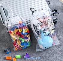 Bag mouth transparent large-capacity plastic mold-proof shoes disposable sneakers moving bunches moisture-proof