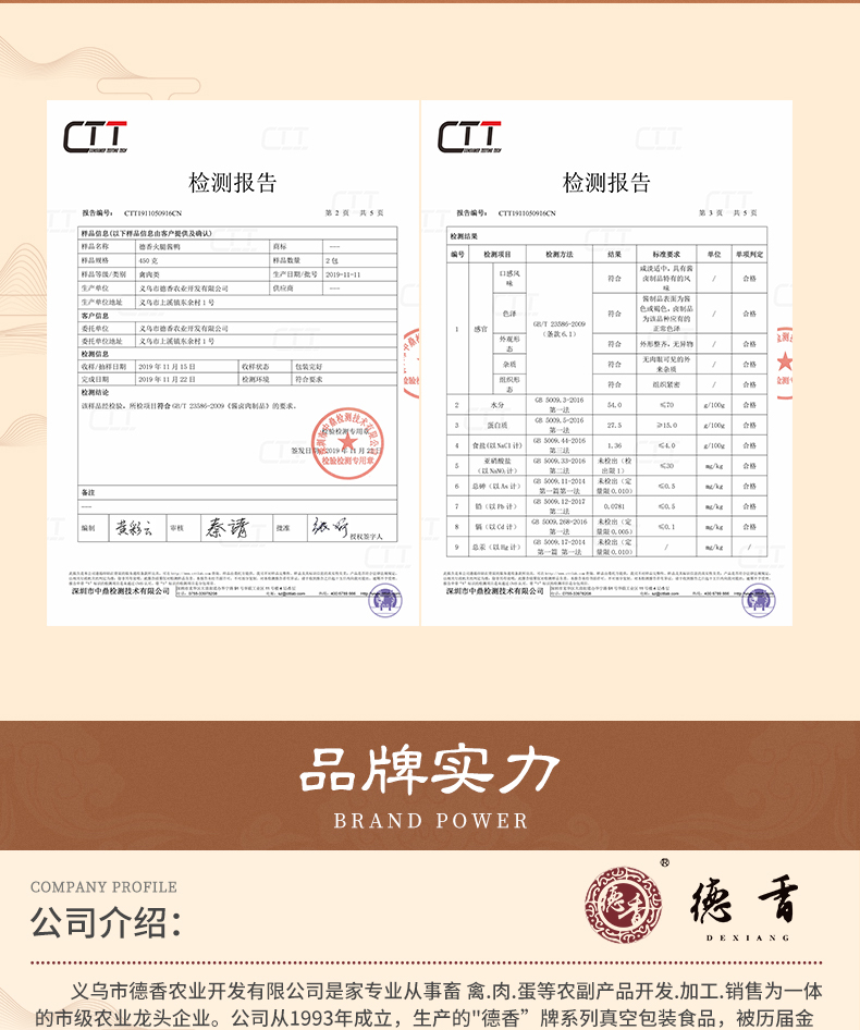 【德香旗舰店】浙江特产酱鸭500g整只