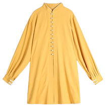 Heu Fang Tai Chi Costume Womens New Spring Autumn Season Ice Silk Grabbing Flowers Mens Middle Aged Martial Arts Performance Suit Taijiquan Practice