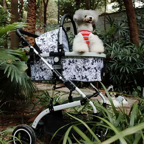 Дисней, портативная складная тележка для выхода на улицу, домашний питомец, кот