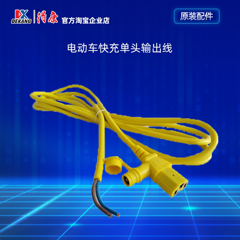 Dekang fast charging station output line electric vehicle coin-operated scanning code charging pile spare parts T-type universal single-head line