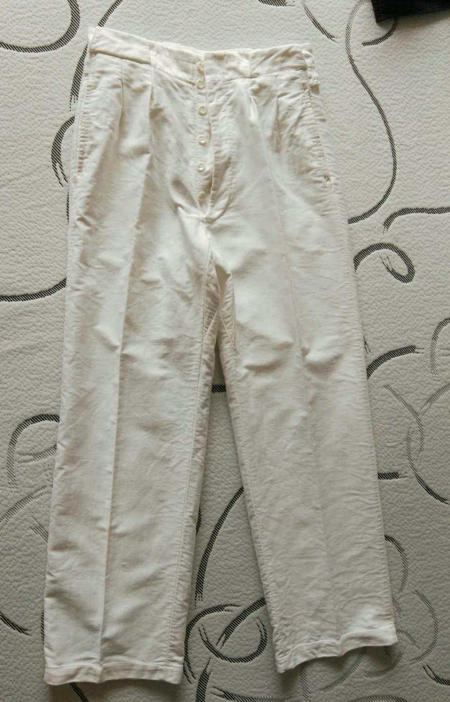 USSR 58 Navy White Trousers