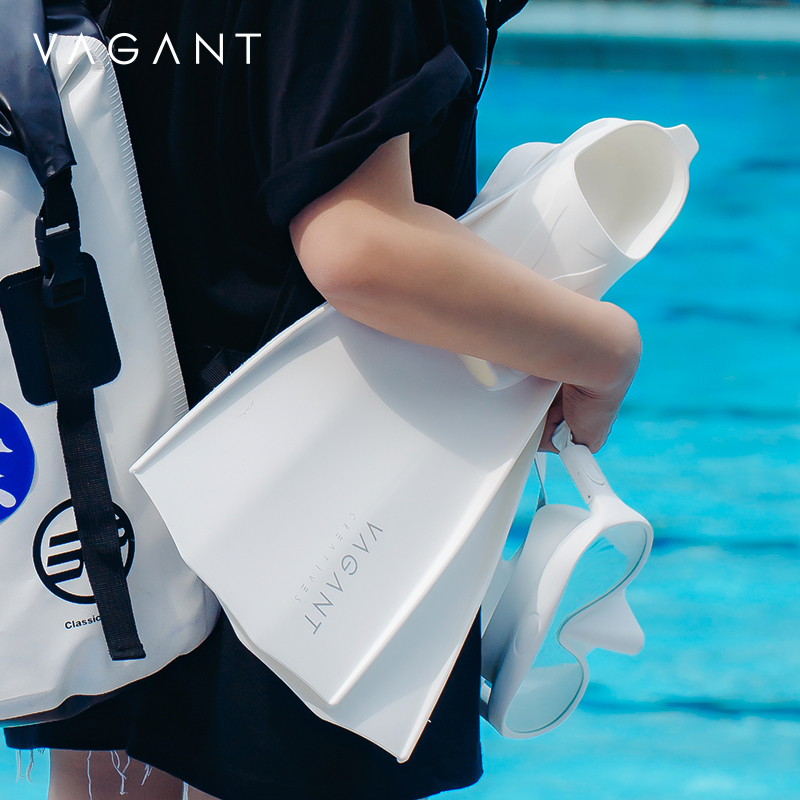 VAGANT diving fins snorkeling fins swimming equipment soft deep diving equipment free diving high thrust professional