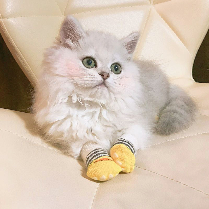 Cat Shoes, Anti-Scratch Cat Paw Covers, Cat Gloves, Claw Covers, Anti-Scratch Pet-Specific Sofa Protection, Socks for Cats to Wear Cat Shoes, Anti-Scratch Cat Paw Covers, Cat Gloves, Claw Covers, Anti-Scratch Pet-Specific Sofa Protection, Socks for Cats to Wear