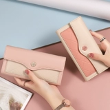 步跃伦 Бумажник, сумка через плечо, маленькая сумка клатч, длинный кошелек, яркий броский стиль