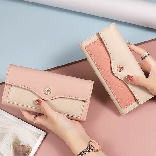 步跃伦 Бумажник, сумка через плечо, маленькая сумка клатч, длинный кошелек, яркий броский стиль