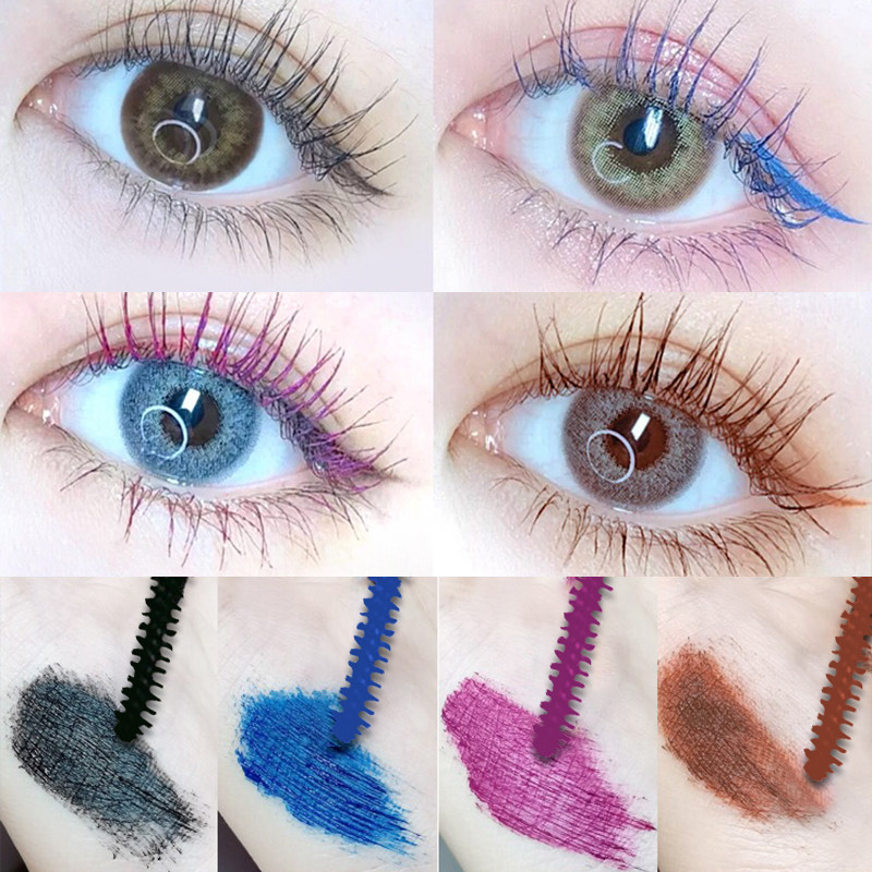 Li Jiaqi recommends colorful mascara not fainting and no demakeup beating bottom waterproof natural fiber long lasting encryption lengthened