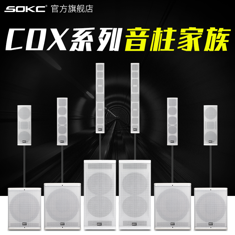 SOKC TIMMA Soundmas COX Series Sound Column Speaker Family Meeting Room Stage Performing Audio Multi-function Speaker