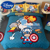 Cartoon Steelman Bedding Bed Bedding Children Four Pieces Of Pure Cotton Boy Room Full Cotton Linen Three Sets Of Bed Cover