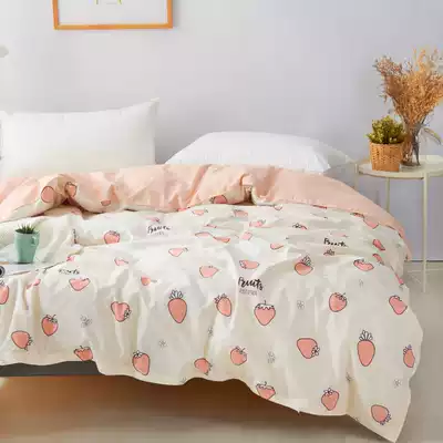 Hipster pastoral cotton quilt cover single piece 6*7 feet quilt cover 180 * 220cm cotton quilt cover single double Lady
