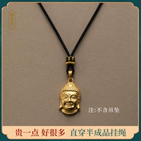 Плетеная подвеска ручной работы, ремешок, золотое ожерелье из воскового агата подходит для мужчин и женщин