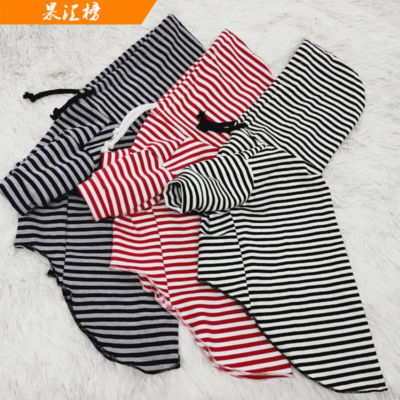 Pet Clothes Clothing Kitty Dogs Great Small And Medium Type Dog Knit Undershirt Spring Autumn Dress Striped Chai Dog Bibear Teddy-Taobao