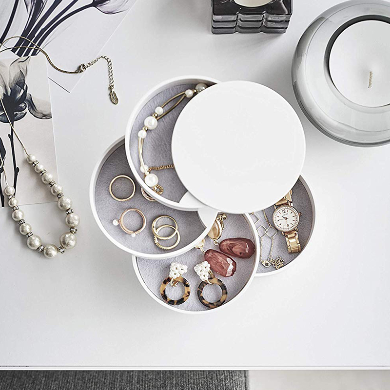 Creative Jewelry Box Necklace Ear Stud Earrings Earrings Small Hand Jewelry Hand Hair Ring Finishing Earrings Jewelry Storage Box