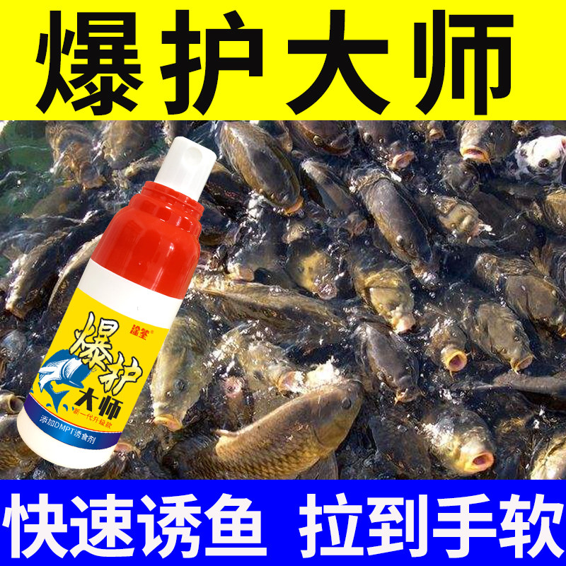 Fishing bait additive dmpt opening agent special for wild carp fishing black pit bait additive fish bait - Taobao