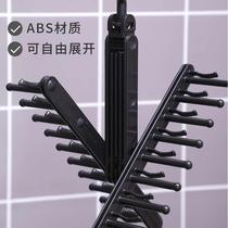 Large-capacity hook tie storage clip multi-layer silk scarf scarf belt rack convenient access belt 20 row display rack