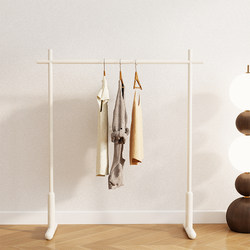 Cream Style Simple For Home Floor Coat Rack Bold thickened Bedroom Clothes Storage Rack Indoor Balcony Storage Rack