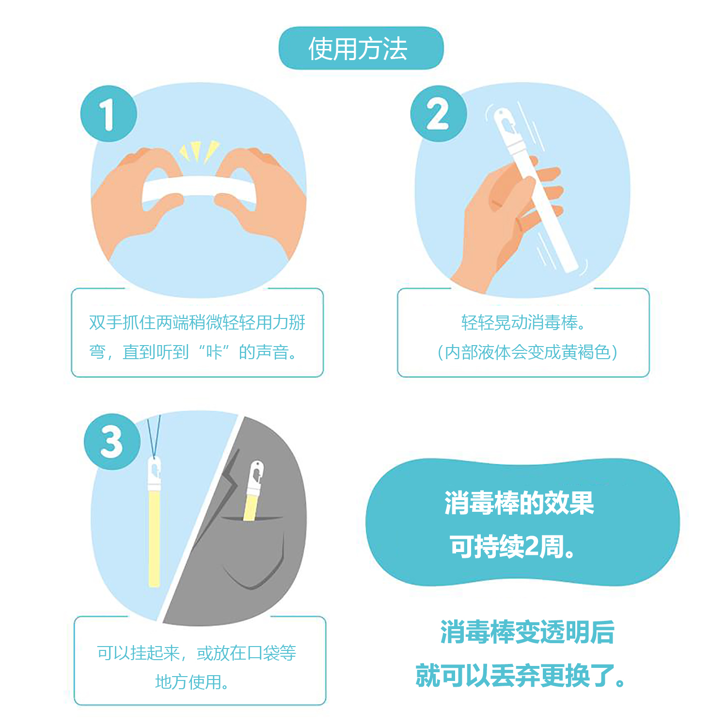 6英寸消毒棒