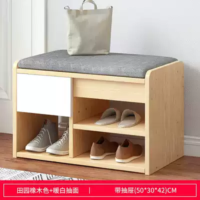 The shoe cabinet that can sit can enter the door Hall, small with shoe change, stool type, household, integrated multi-function low