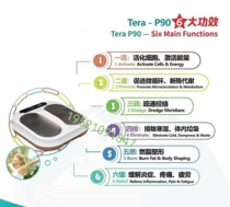 Terahertz one trillion energy meter p90 olylife to improve the microcirculation bioenergy PEMF pedicure thermal therapy