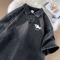 【3597-Акула】Потертый черный