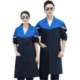 Длинная униформа медсестры для работы, износостойкий лонгслив, длина макси, увеличенная толщина, делается под заказ