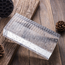 Bubble corrugated surface crystal glass brick Outdoor garden landscape partition wall background wall bar
