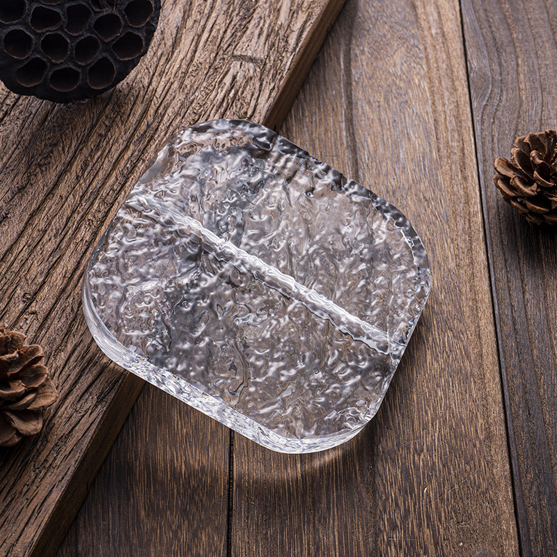 Creofacial Crystal Glass Hanging Sheet Partition Wall Screen