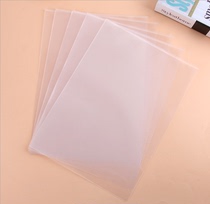 Creation pocket non-clay A4L type transparent advertising student folder plastic single clip