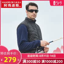 Amadeus winter fishing suit heating vest Smart constant temperature USB charging vest mens waistcoat clothes