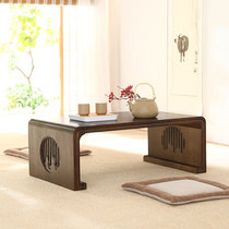 Новая китайская tatami Terrace Rice Tea Table Paling Window Table Lood Tea Table Solid Wood Kang Table Day Style Style S