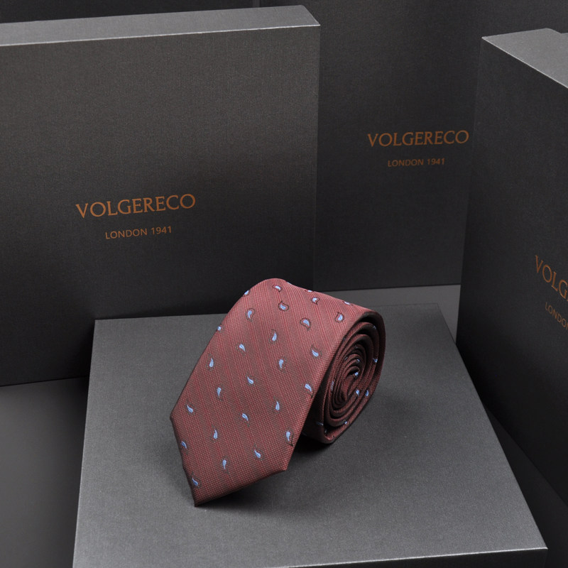 [Uk Vg] Men's Casual Business Tie Gift Box Set, High-End Formal Wear, Narrow, Light Luxury Brand, Wedding, 7cm