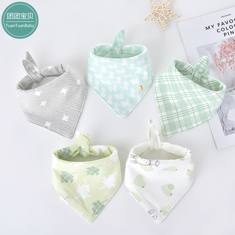 Purcotton All cotton age Saliva Towels Baby Pure Cotton Walled Hood Winter Newborns Headscarf Children Scarves