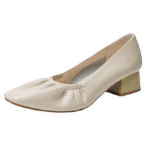 2024 новые весенние однократные туфли женские ботинки французский стиль высокие каблуки обувь ласковая обувь фееричный каблук среднего каблука светлые пасть