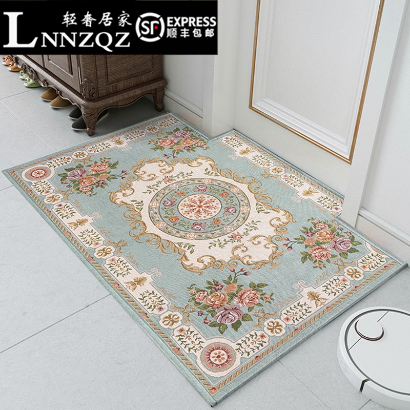 Light and luxurious cushion into the door Entrance Door Cushion Living-room Door Hall Entrance Mat Non-slip Footbed Bedroom Carpet Customised Home