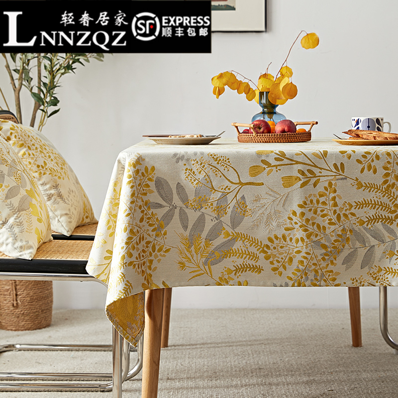 American Fields Garden Wind Table Cloth Rectangular Table Cloth Art Tea Table Cushion Oval Nordic Light Extravaganza Red Table Cloth For Home