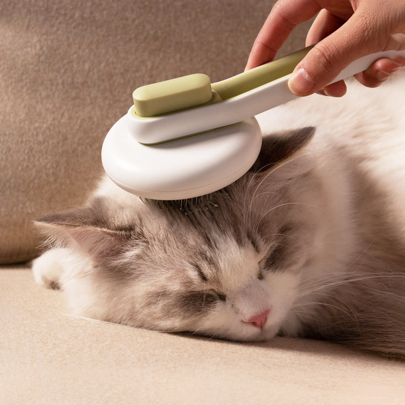 Pet comb dog hair brushed cat comb to flick hair comb teddy ratio Panda fur clear processor kittens comb open knot brush