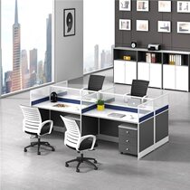 Chengdu Office Furniture Screen 4 6 8 Peoples staff desk Sub-station Employee desk Employee table and chairs Portfolio Brief