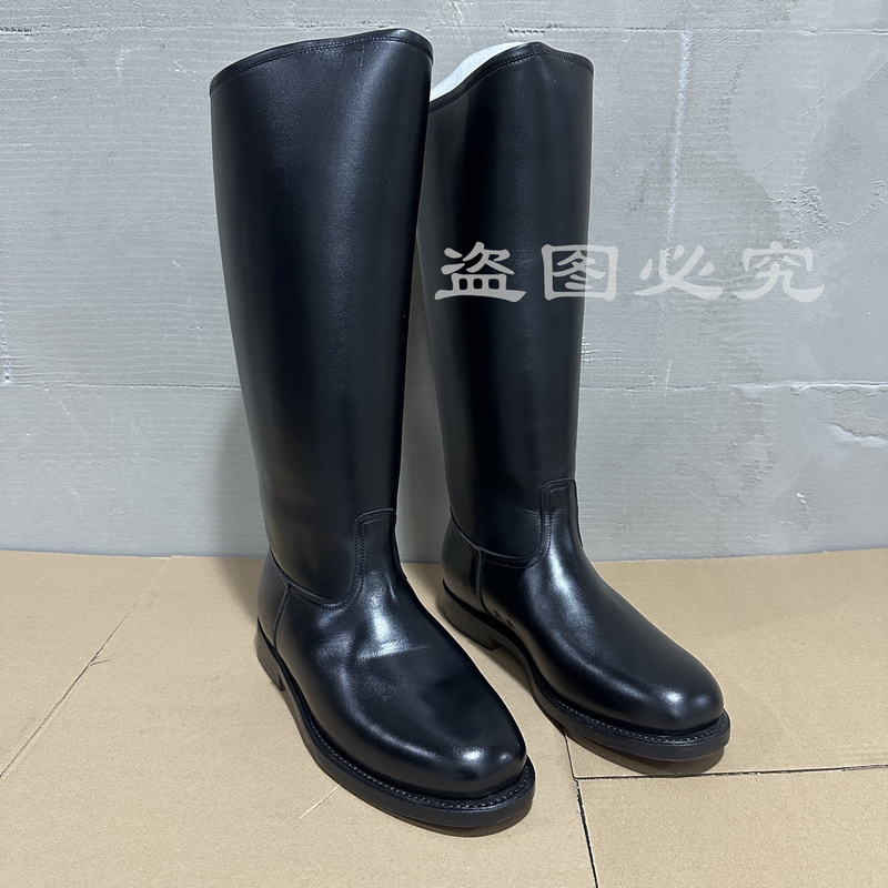 3515 Factory Stock 92 Long Leather Boots High-Top Equestrian Boots Men's Riding Boots Over-The-Knee Ceremonial Leather-Soled Summer Riding Boots