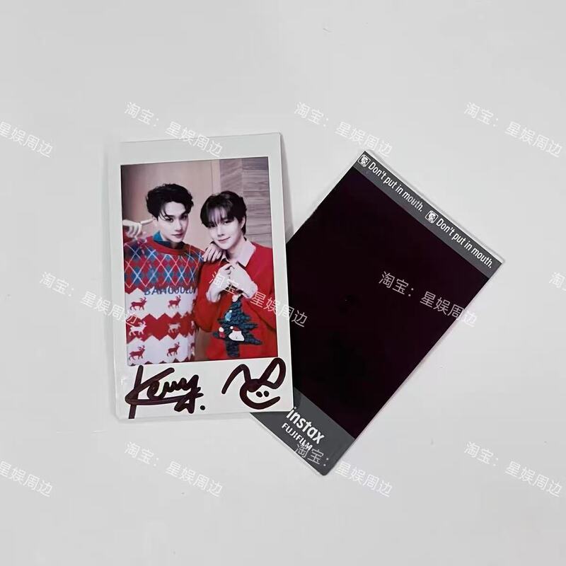 Thai Drama Soul Reincarnation Kengnamping Autographed Polaroid Photo 3inch Small Card Gift for Friends