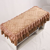 Bench cover square lace Piano Bench Hood Changing Shoes Stool Cover Makeup Stool Cover Cushion Chair Cushion Eu Type Bed Head Cabinet
