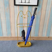 Fitted umbrella barrel European-style iron art home long handle Short handle folding containing shelf Umbrella Holder room New entrance door umbrella stand