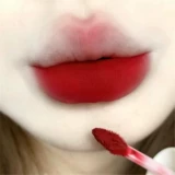 Красная помада, блеск для губ, полупрозрачная растушевка, не выцветает