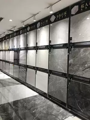 Foshan full-body marble tile floor tiles new living room indoor 800x800 bright gray magnetic tiles