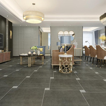 Cement brick 600x600 tiles Non-slip floor tiles Living room gray antique tiles Kitchen balcony wall tiles Floor tiles