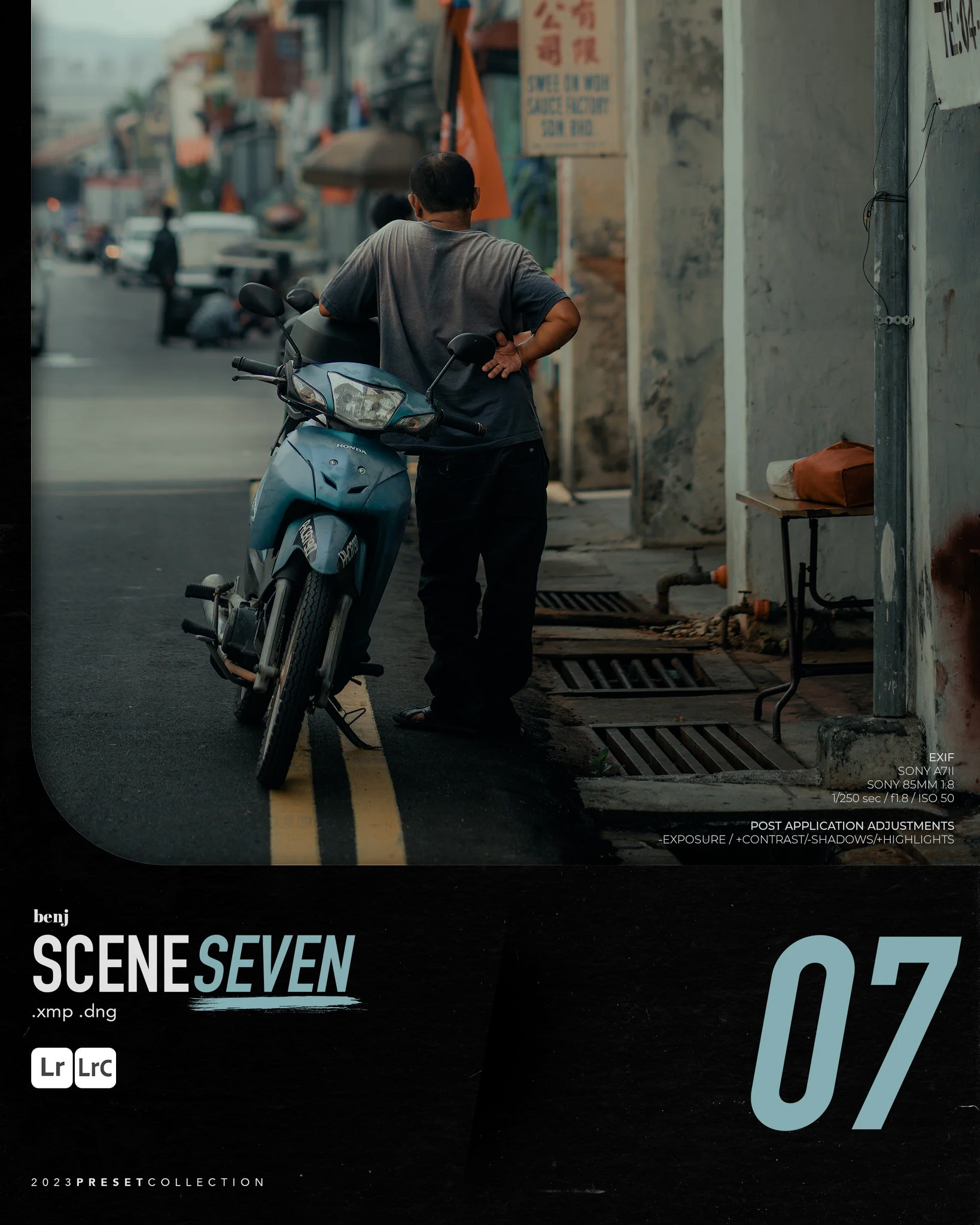 Benj Villena / benj™ - Scenes 8种人文旅拍人像风景扫街LR大师预设XMP+LR手机DNG