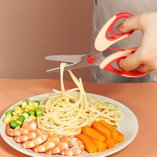 Детские портативные пищевые ножницы из нержавеющей стали для прикорма для еды, можно резать мясо