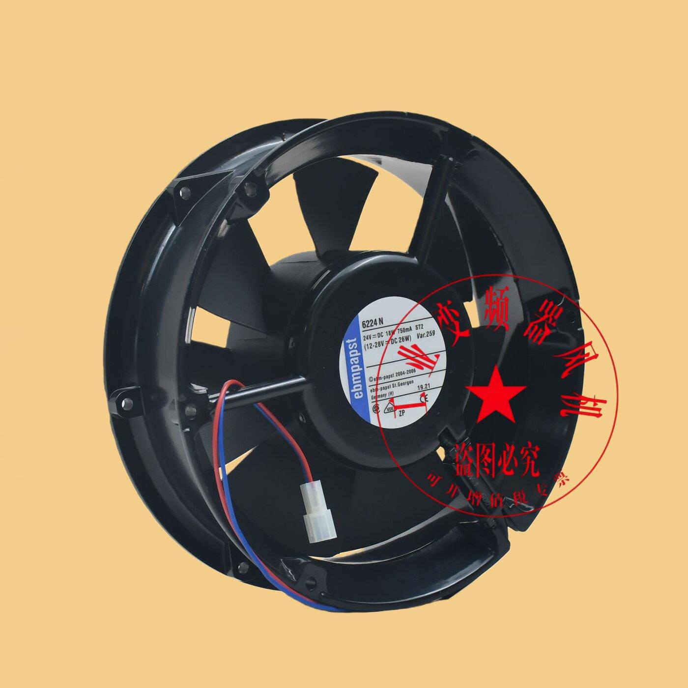 Brand new original imported from Germany TYP 6224N 24V 18W inverter fan